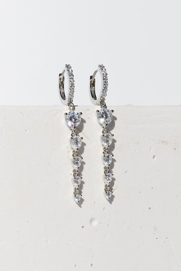 CONFETTI HUGGIES- STERLING SILVER